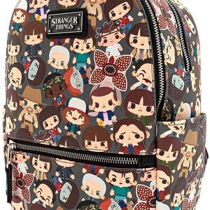 Stranger things back pack! Leather w black straps